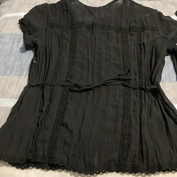 Black sheer and lacy top set - Picture 11 of 11